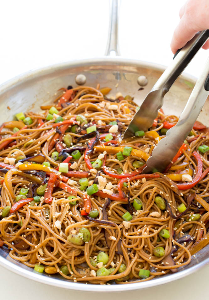 Chinese Vegetable Noodle Stir Fry Recipe