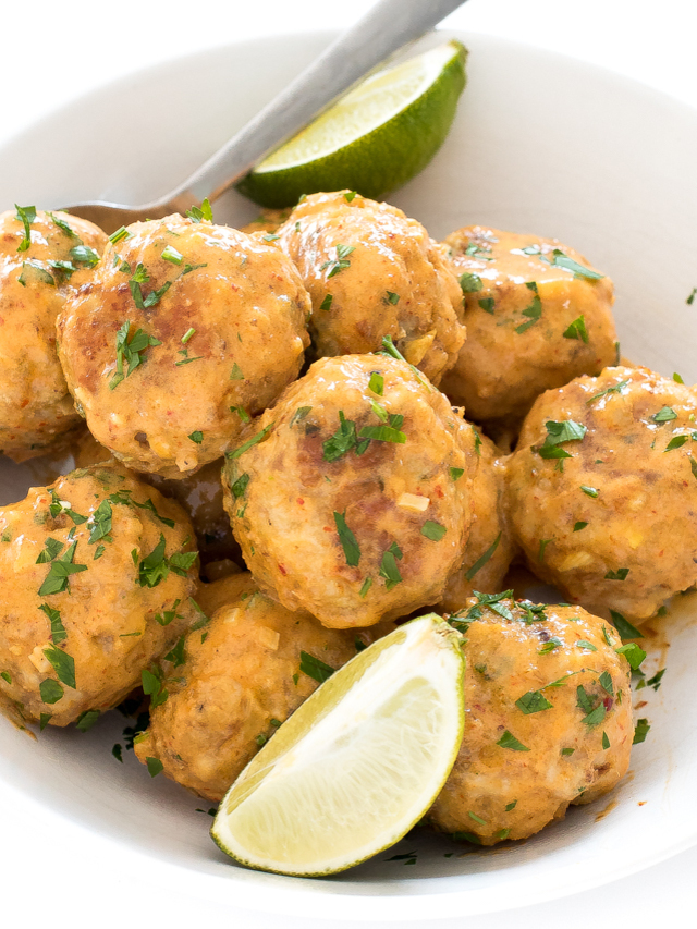 Thai Curry Meatballs