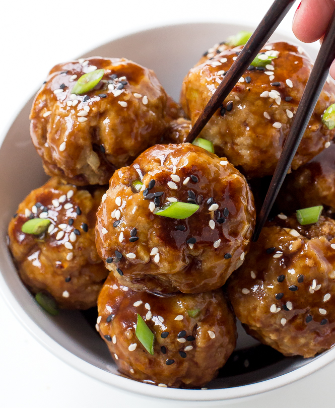 Asian Turkey Meatballs - Chef Savvy