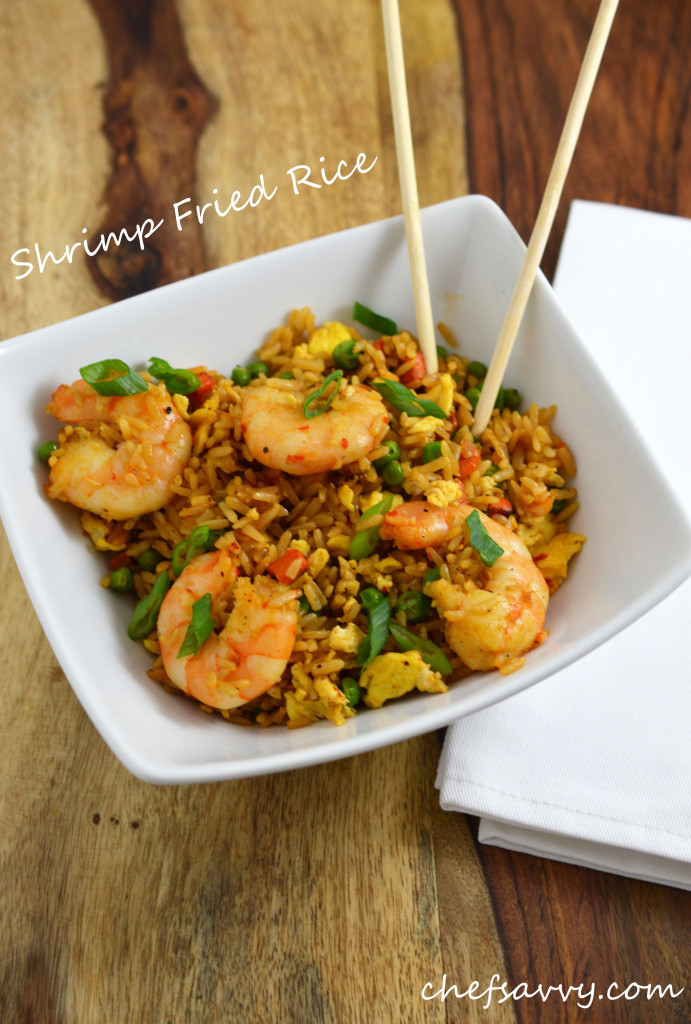 Shrimp Fried Rice by chefsavvy.com