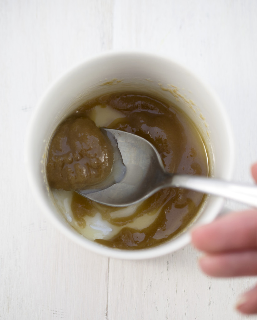 Peanut Butter and Chocolate Chip Mug Cookie