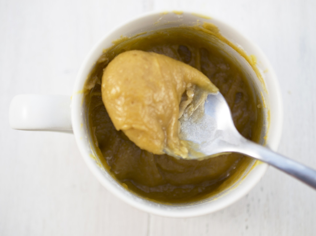 Peanut Butter and Chocolate Chip Mug Cookie