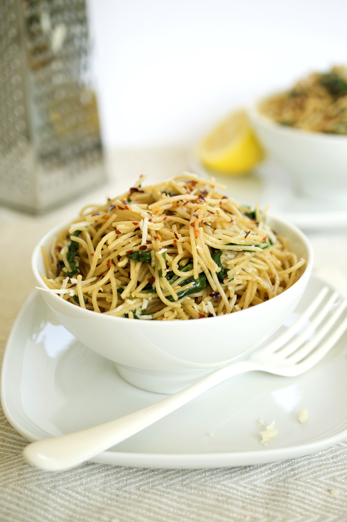 pasta with garlic and oil