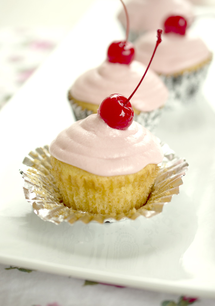 cherry cupcakes