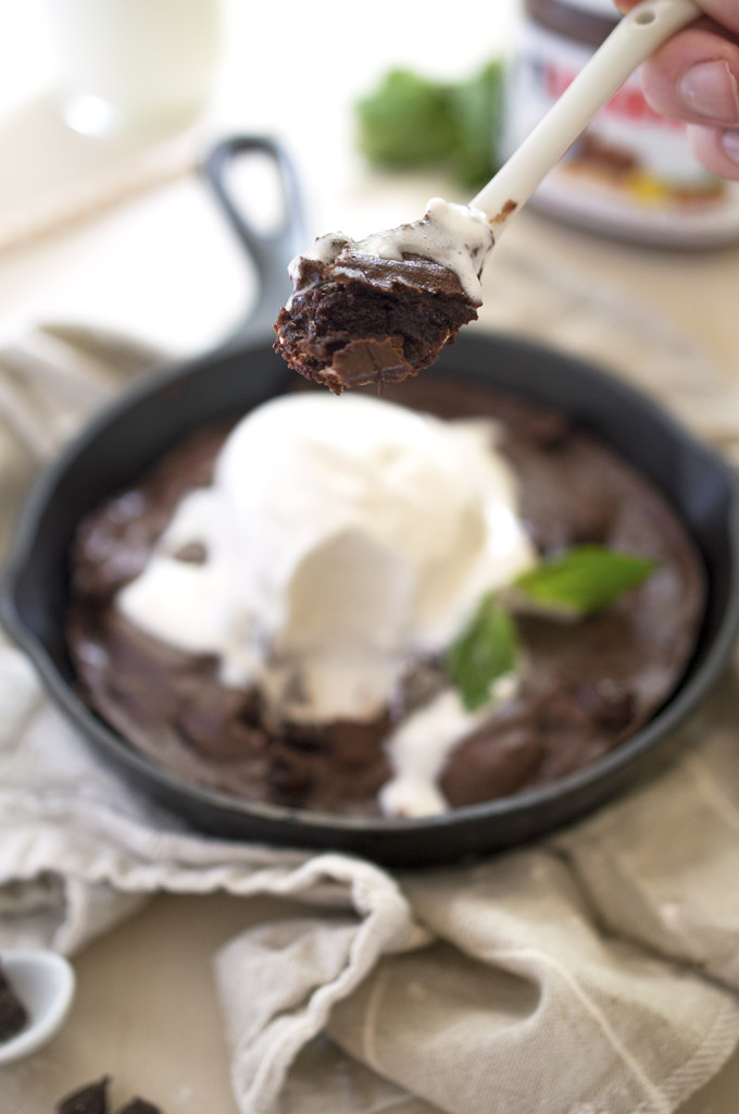 Triple Chocolate Brownie for Two