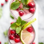 christmas dinner recipes holiday pomegranate cranberry cocktail