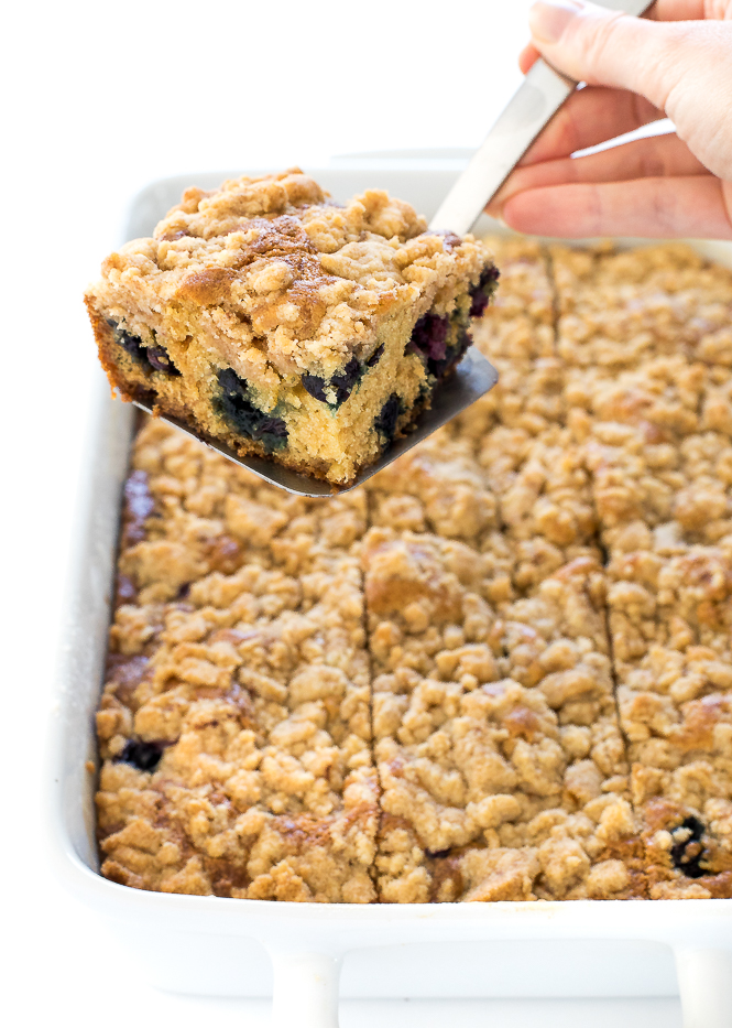 Blueberry Sour Cream Coffee Cake