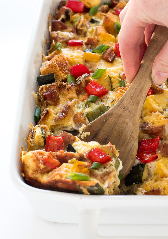 Breakfast Egg Bake | chefsavvy.com Breakfast Egg Casserole
