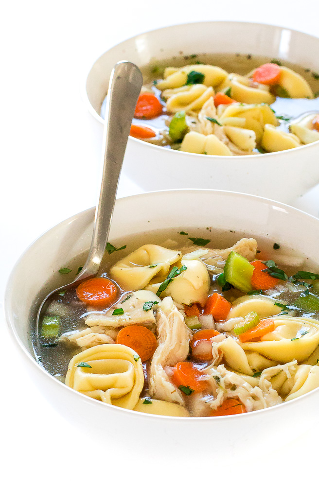 Slow Cooker Chicken Tortellini Soup Chef Savvy Soup