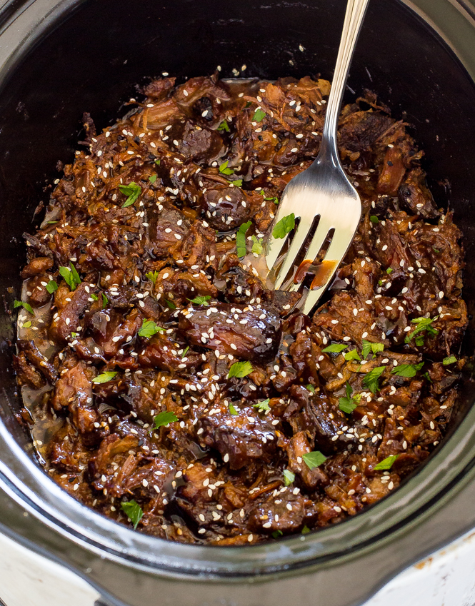 Slow Cooker Chinese Barbecue Pork - Chef Savvy