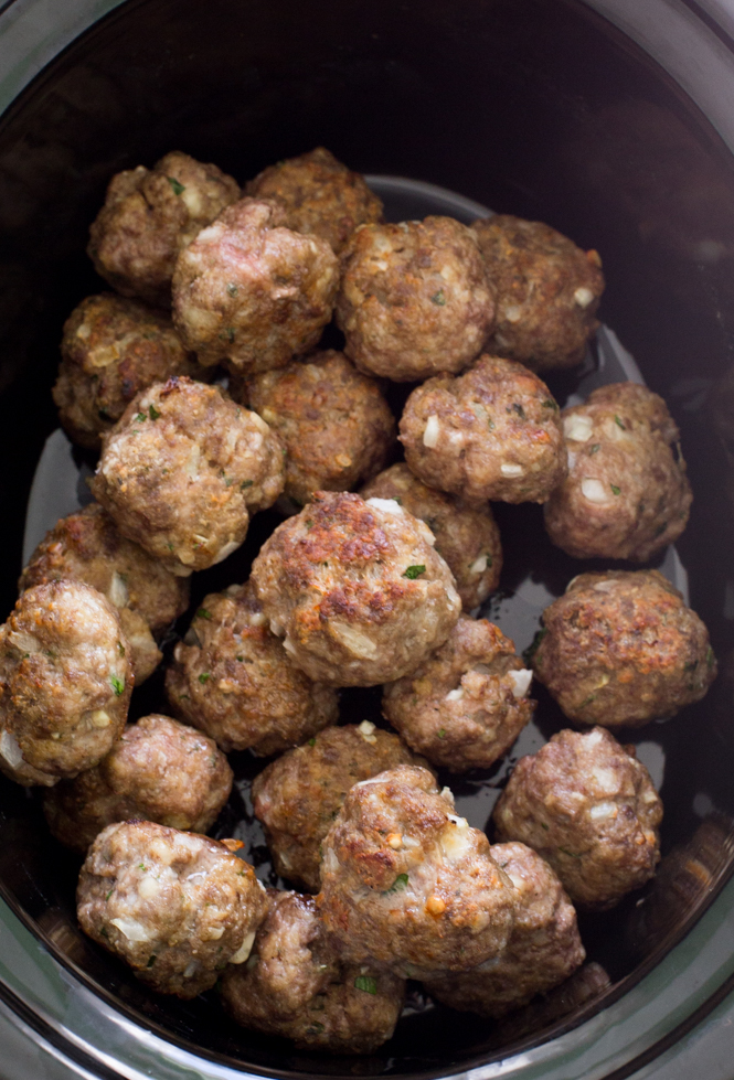 Slow Cooker Italian Meatballs