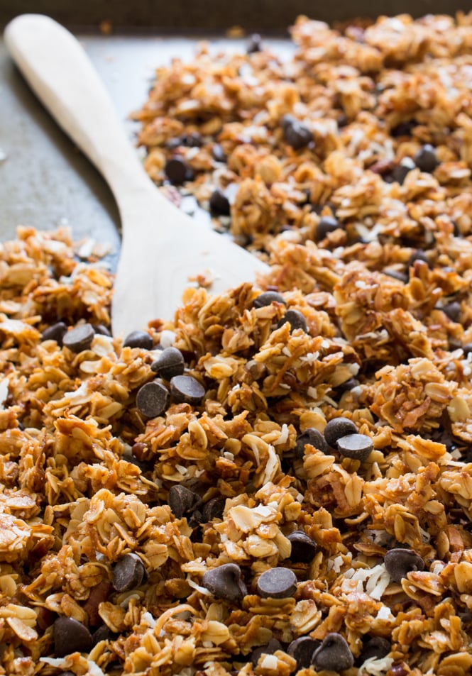 Coconut Pecan Chocolate Chip Granola