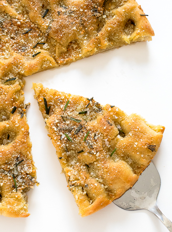 Skillet Focaccia Bread with Rosemary