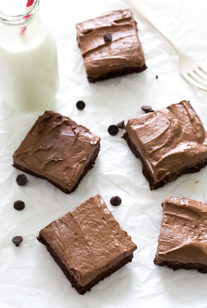 The BEST Chocolate Frosted Brownies Chef Savvy