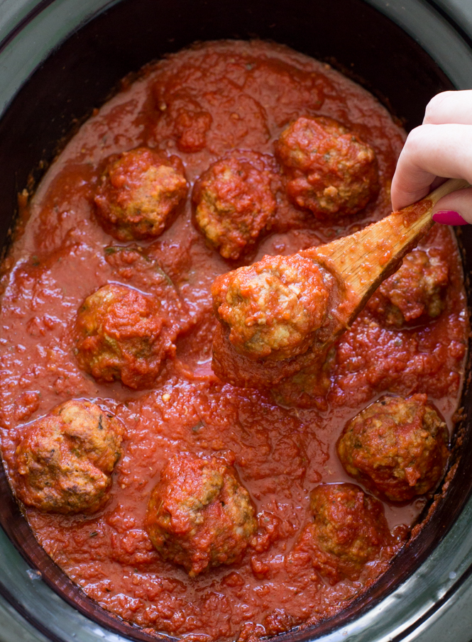 Slow Cooker Italian Meatballs