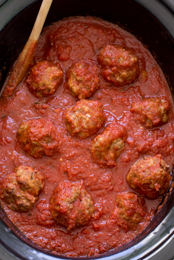 Slow Cooker Italian Meatballs
