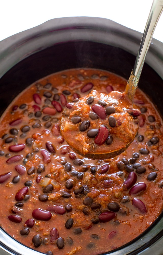 The BEST Slow Cooker Chili Recipe