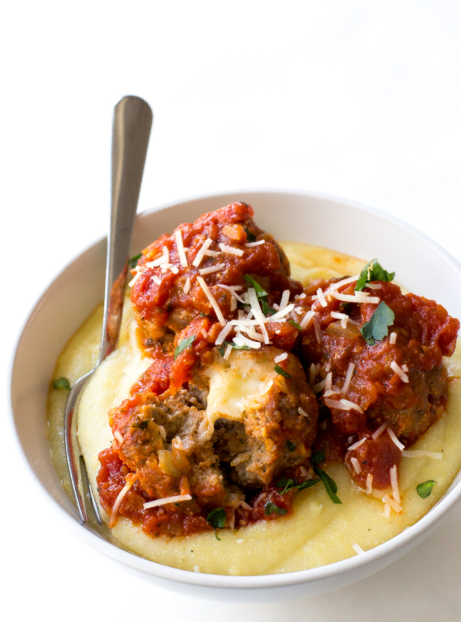 Baked Turkey Pesto Meatballs