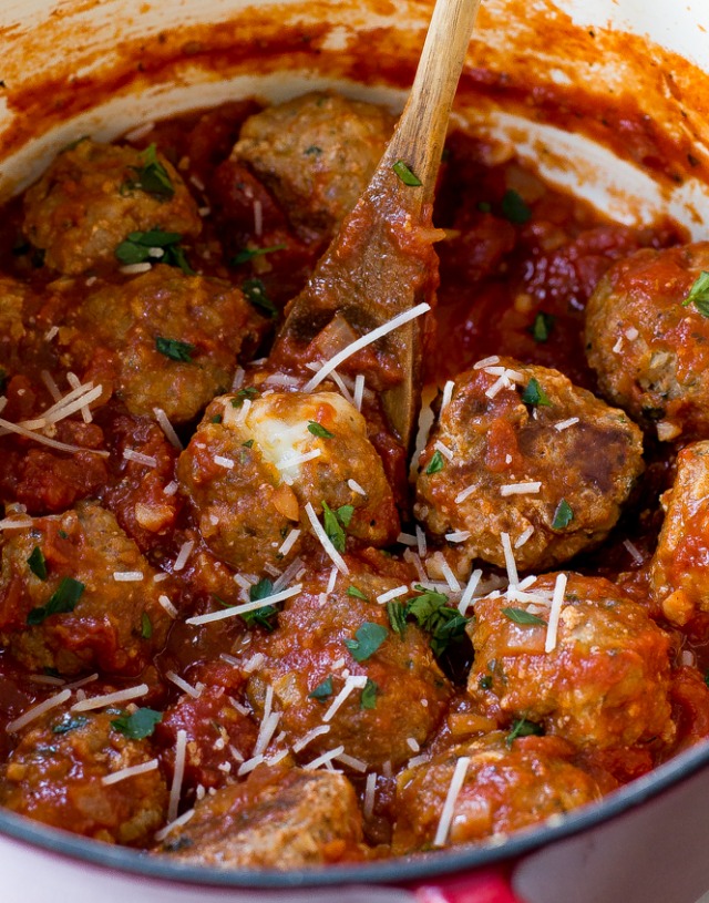 Turkey Pesto Meatballs