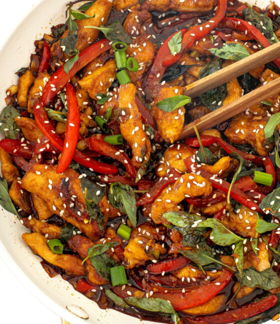 Thai Basil Chicken Stir Fry