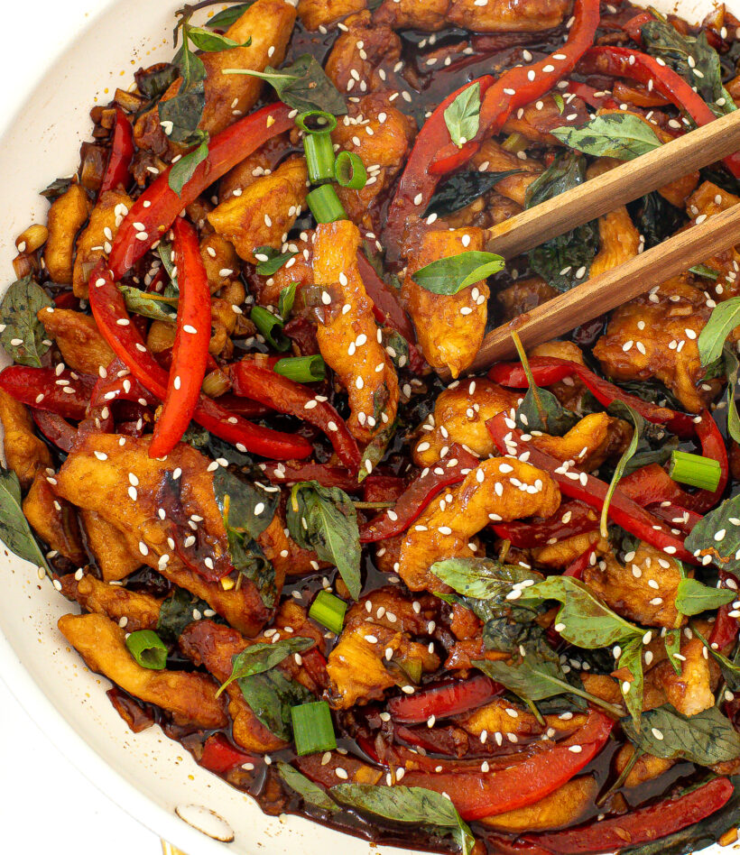 Thai Basil Chicken Stir Fry (30 Minutes!) - Chef Savvy