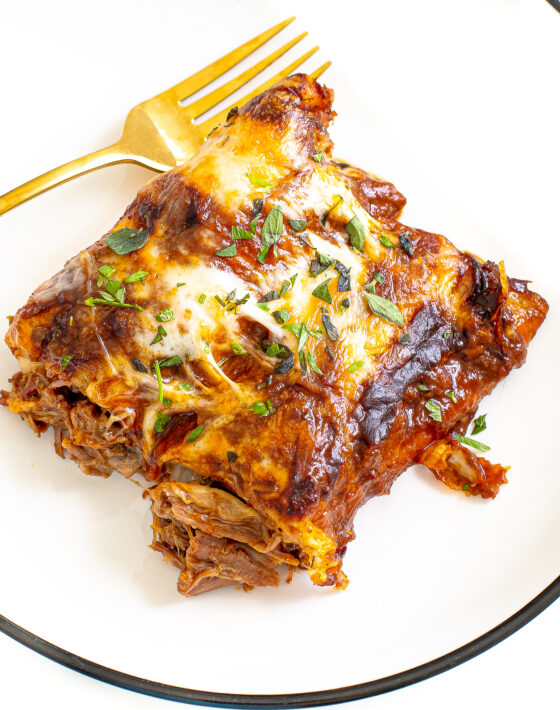 Shredded Beef Enchiladas