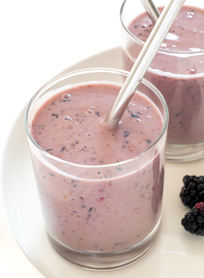 Healthy Protein Packed Berry Yogurt Smoothie Healthy Protein Packed Berry Yogurt Smoothie | chefsavvy.com #recipe #healthy #fruit #protein #smoothie