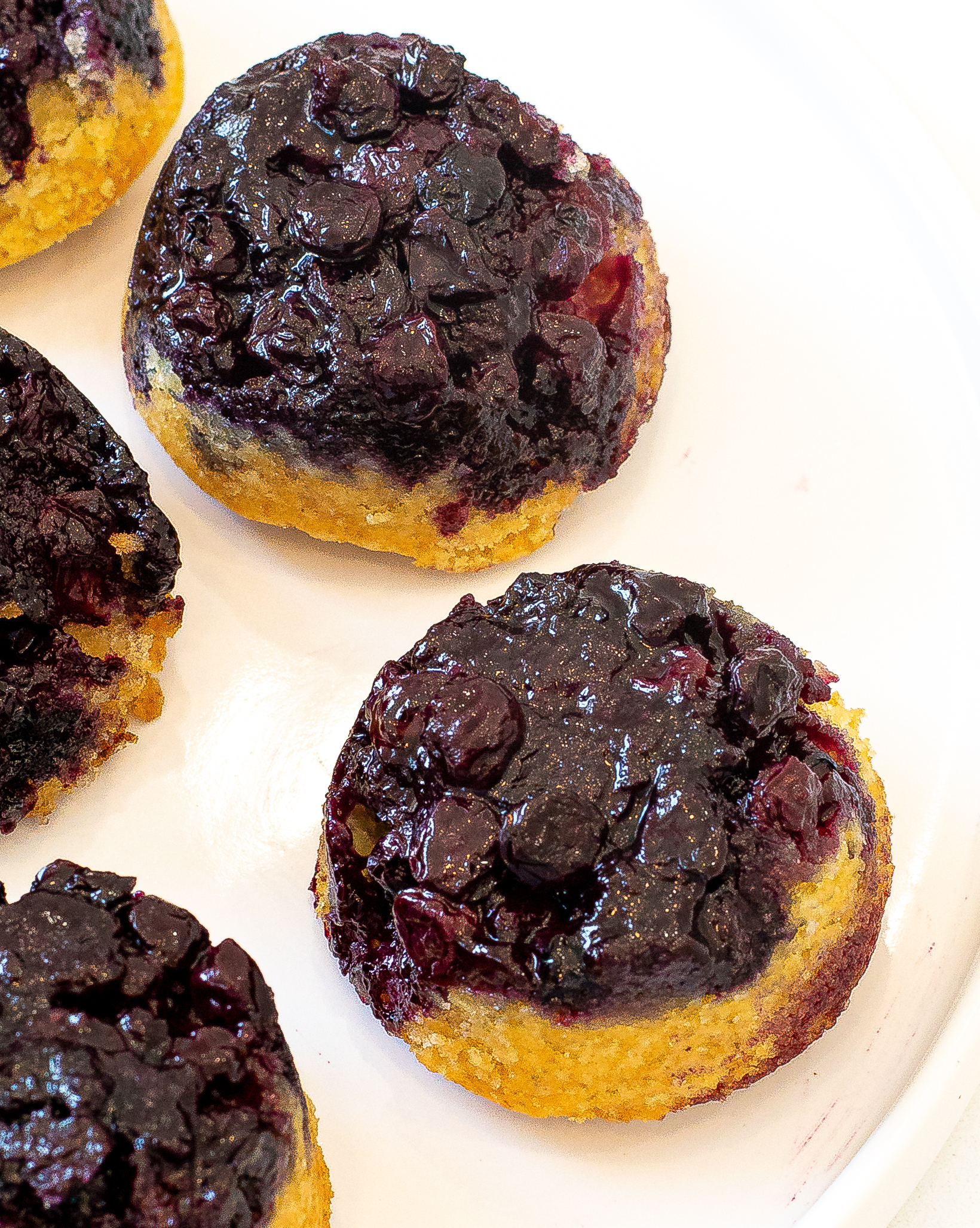 Mini Blueberry Upside Down Cakes