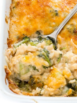 How To Make Broccoli Rice Casserole | chefsavvy.com