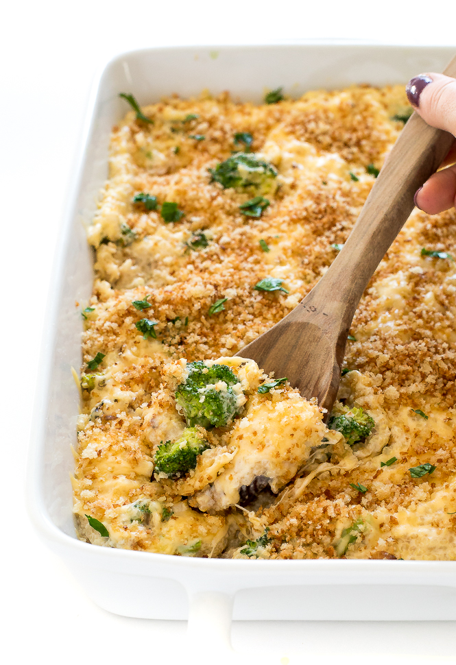 Healthy Cheesy Broccoli Quinoa Bake - Chef Savvy