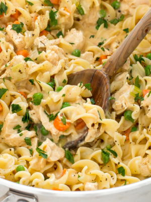 chicken pot pie pasta