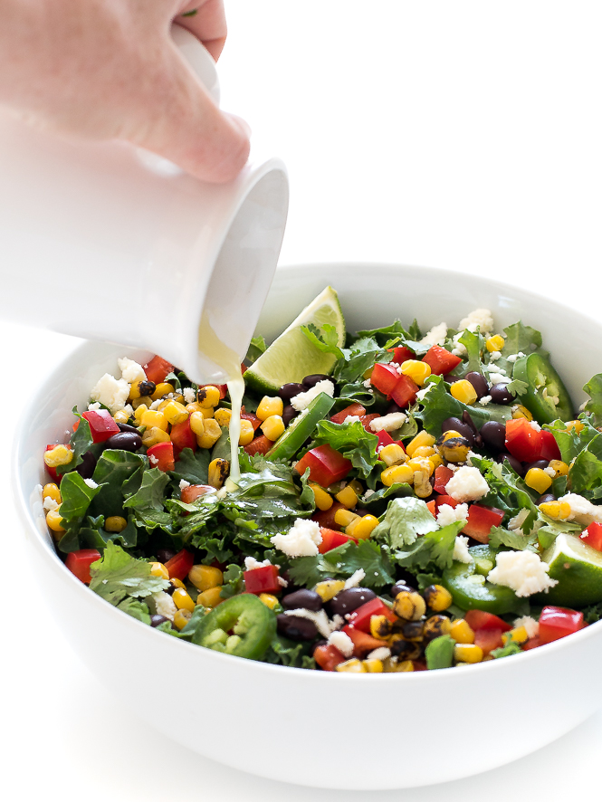 Mexican Kale Salad - Chef Savvy