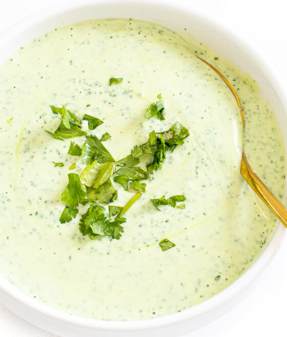 Cilantro Yogurt Sauce