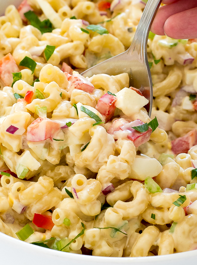 easy macaroni salad recipe with mayo