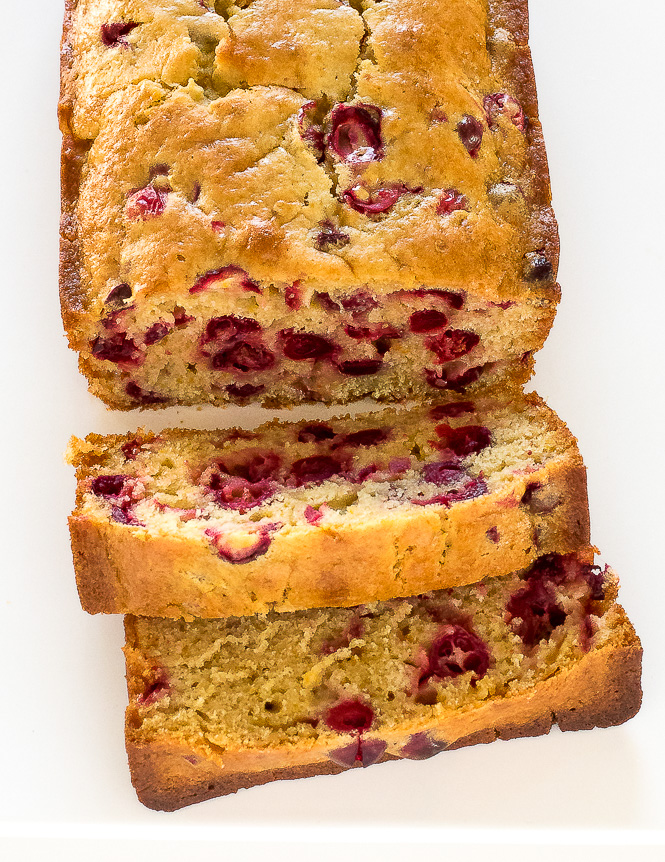 Sliced Cranberry Orange Bread Sliced Cranberry Orange Bread