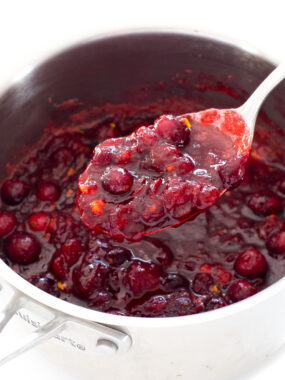homemade cranberry sauce via chef savvy