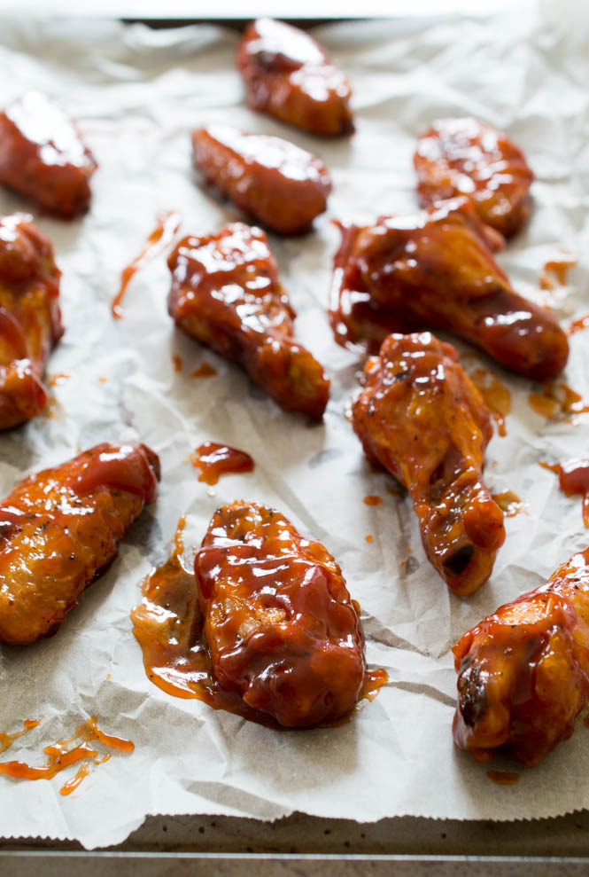 Crispy Baked Honey Chipotle Chicken Wings