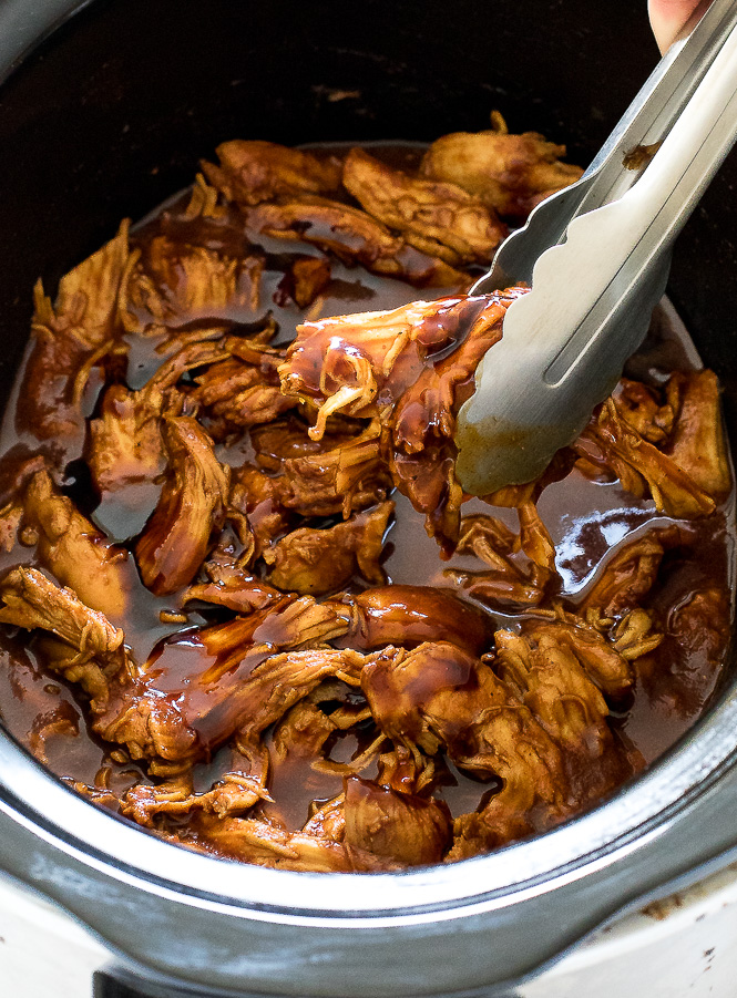 Crockpot pulled shop chicken breast