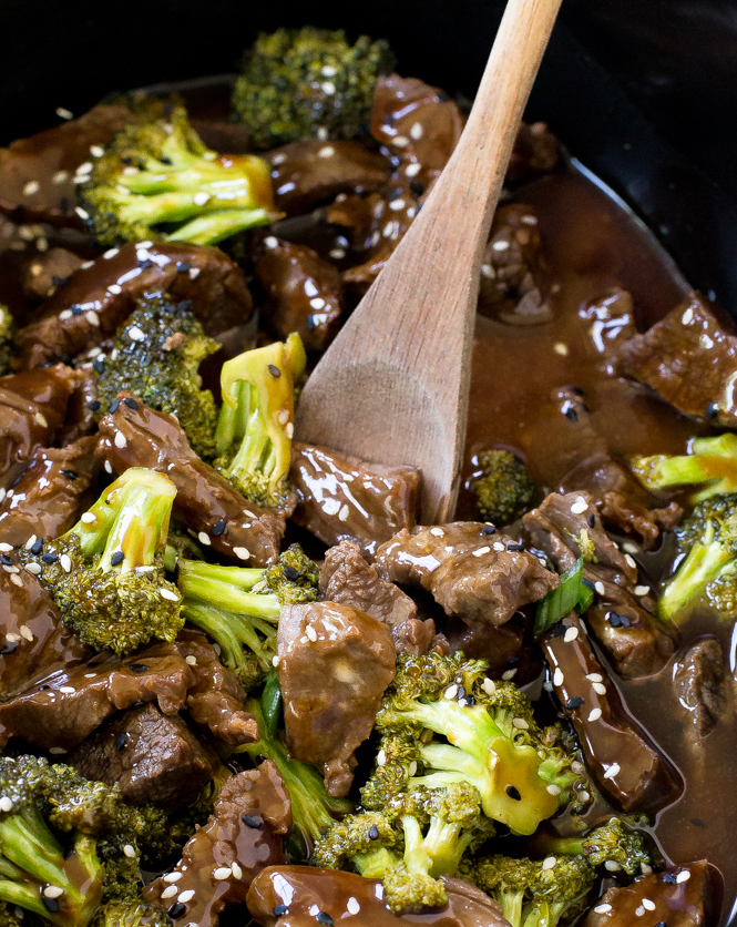 Crockpot Broccoli Beef | chefsavvy.com