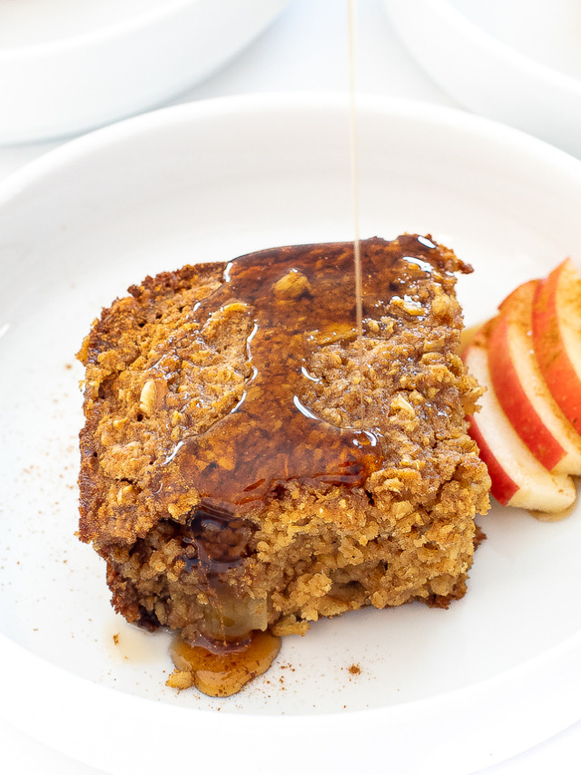 Healthy Baked Apple Oatmeal Chef Savvy