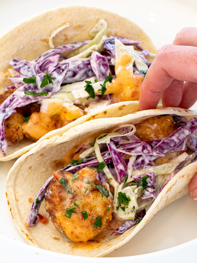 Bang Bang Shrimp Tacos - Chef Savvy
