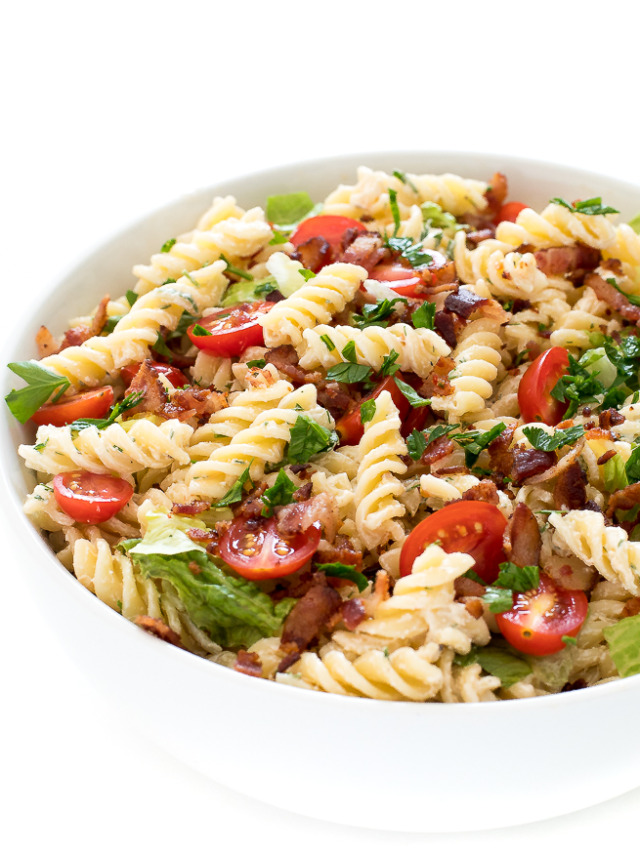 BLT Pasta Salad Recipe Chef Savvy