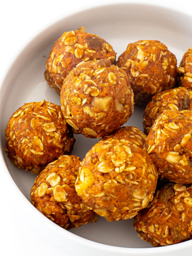 Carrot Cake Energy Balls - Chef Savvy