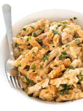 Creamy Cajun Chicken Pasta Bake