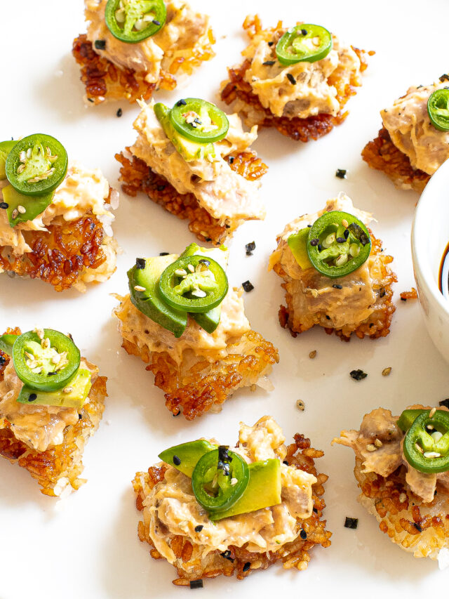 Tuna Rice Stacks - Chef Savvy