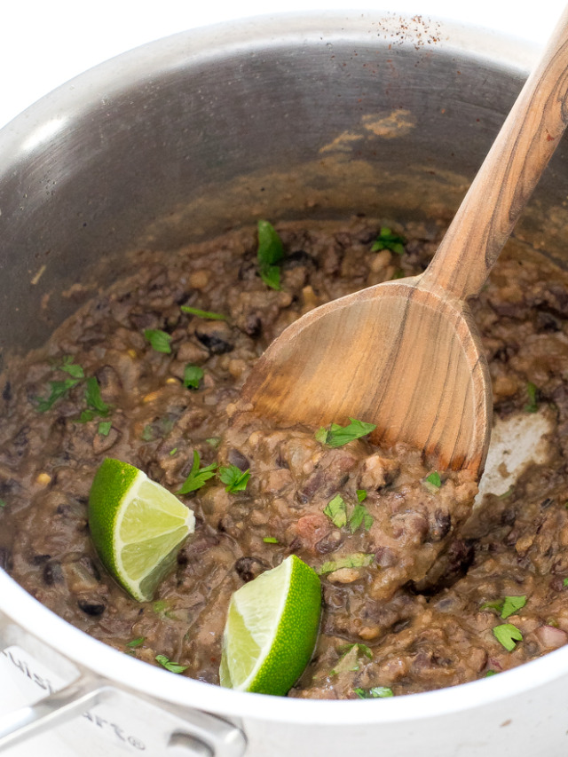 Refried Black Beans Chef Savvy
