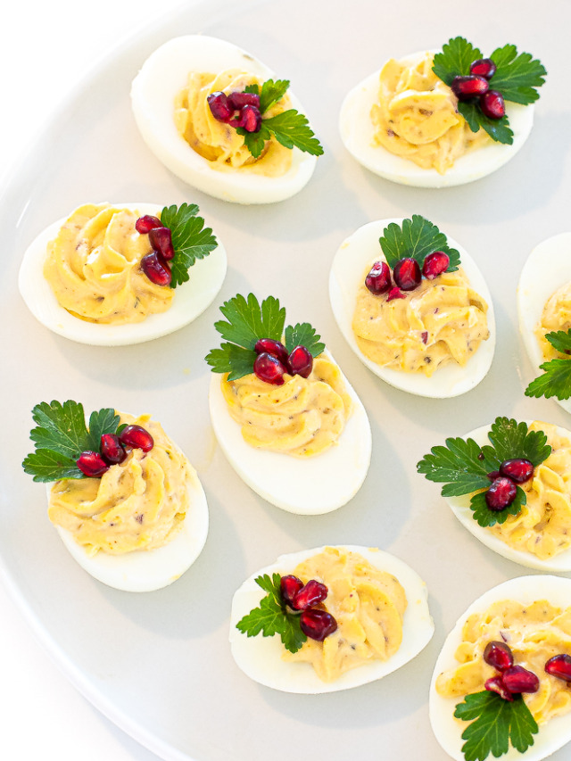 Christmas Deviled Eggs Recipe Chef Savvy 0196