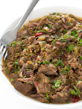 How To Make Instant Pot Barbacoa Beef | chefsavvy.com