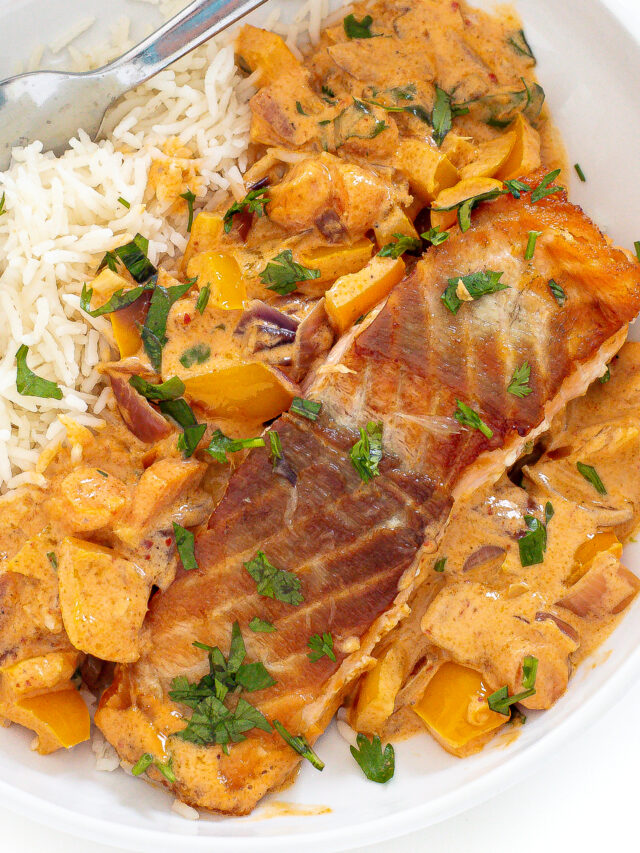 Coconut Curry Salmon - Chef Savvy