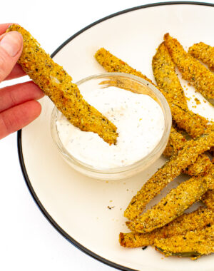 Air Fryer Pickle Fries - Chef Savvy